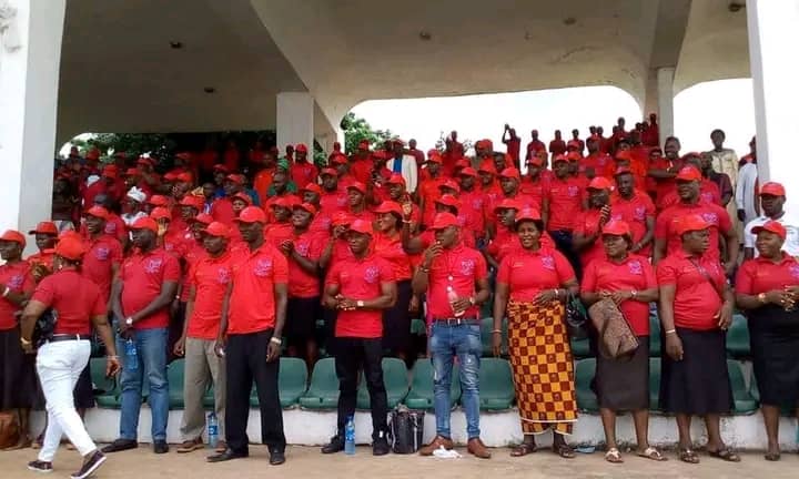 Election ceremony group photo
